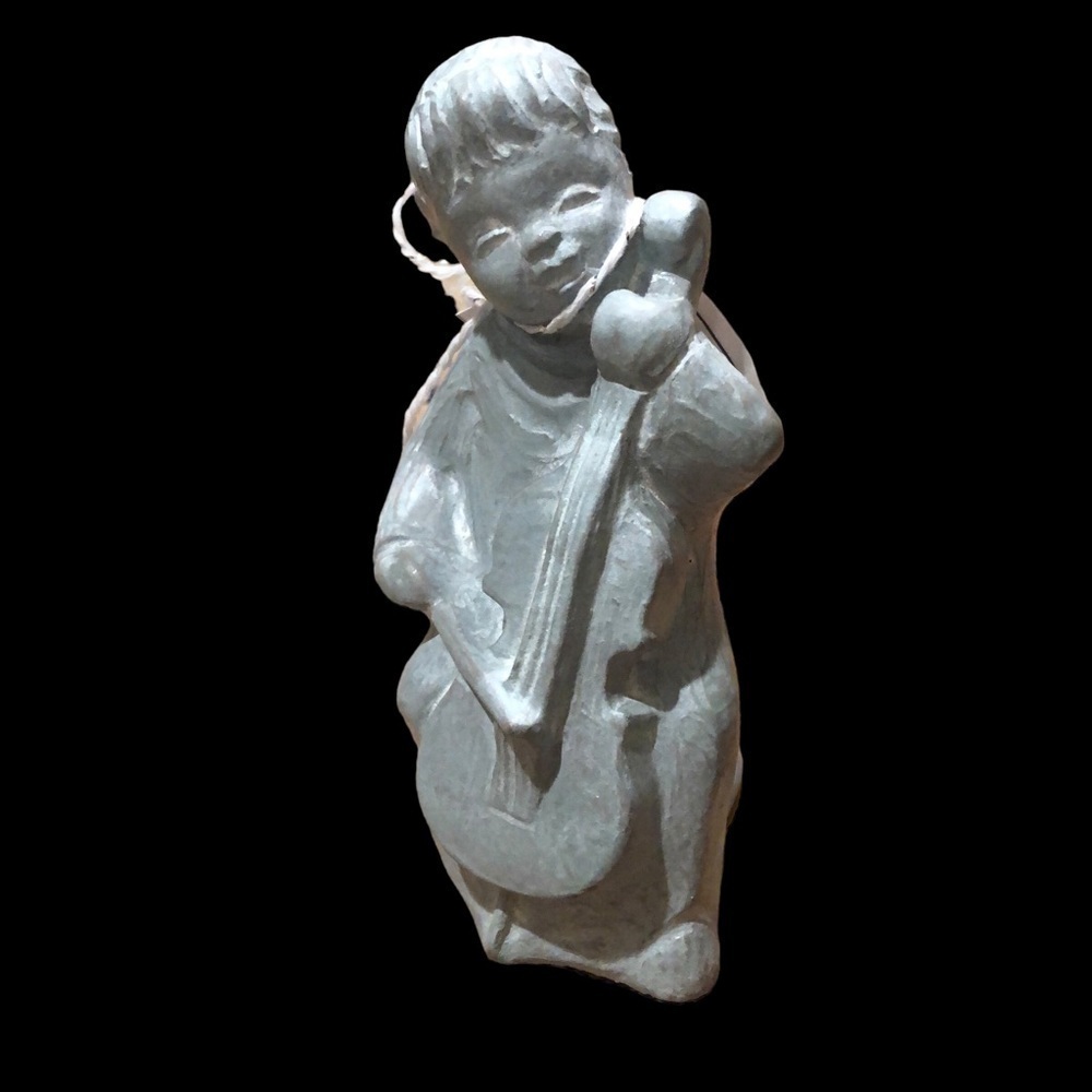 Isabel Bloom/ Vintage/Cherub Girl/signed not dated /sculpture/ concrete figurine